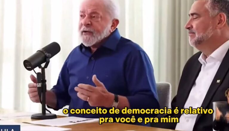 “Conceito de democracia é relativo”, diz Lula ao responder sobre eleições na Venezuela