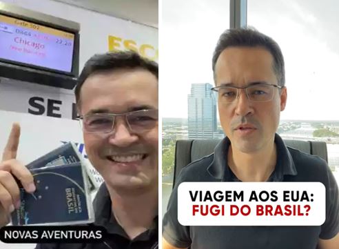 Deltan Dallagnol explica viagem aos EUA e diz que não ‘fugiu’ do Brasil