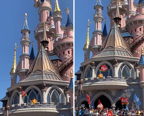 Funcionários da Disney em Paris entram em greve e “ocupam castelo”
