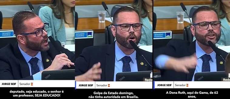 Senador ironiza teoria de golpe em 8 de Janeiro: “Quem daria? A Dona Ruth? Iria sentar na cadeira do Lula e dizer: ‘sou a presidente’ ”?
