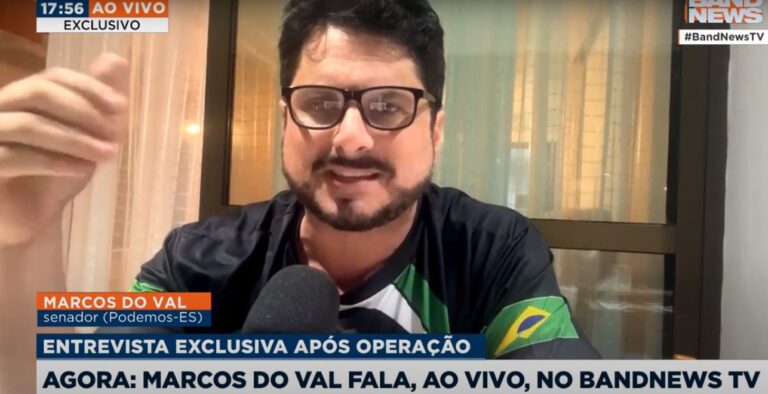 Marcos do Val após busca e apreensão: “todos os Senadores agora estão monitorados”