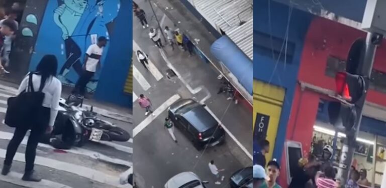 Grupo ataca PM para roubar arma durante abordagem no centro de SP