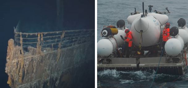 Resgate detecta ‘sons de batidas’ em área onde submarino do Titanic desapareceu