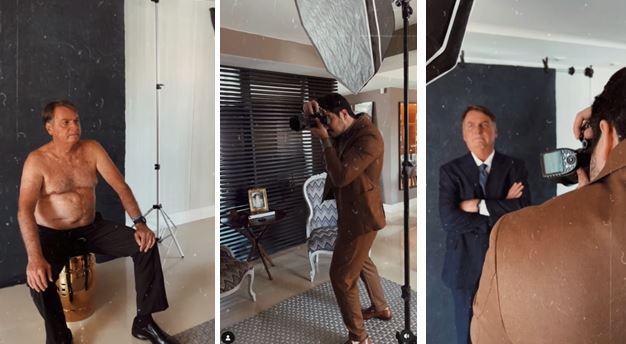 Fotógrafo divulga bastidores de foto histórica de Bolsonaro mostrando cicatriz