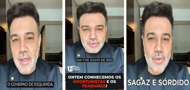 Feliciano critica “traidores com mandato” que sentam com “algozes de Bolsonaro” em troca de reforma