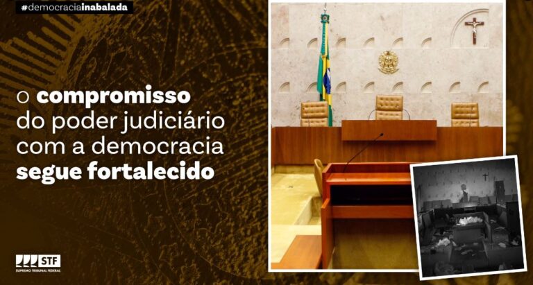 STF promove ‘tuitaço’ para reforçar a ‘estabilidade da democracia’