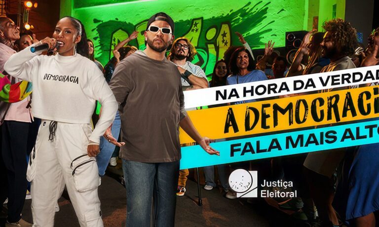TSE lança campanha de rádio e TV com ‘rap da democracia’