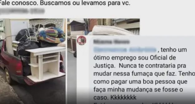 Mulher é condenada por ridicularizar veículo usado em carreto