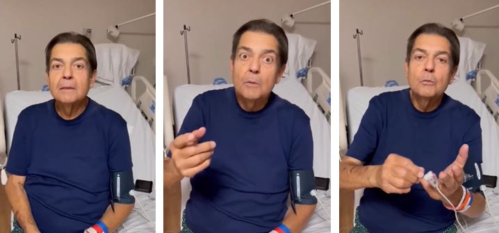 Faustão grava vídeo para desmentir boato de falecimento: “por sorte, ainda estou vivo”