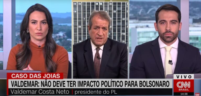 Valdemar garante que Bolsonaro recorrerá fora do país contra inegibilidade