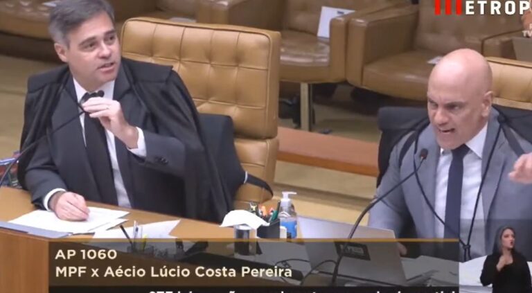 Mendonça e Moraes batem boca no STF: “não ponha palavras na minha boca”