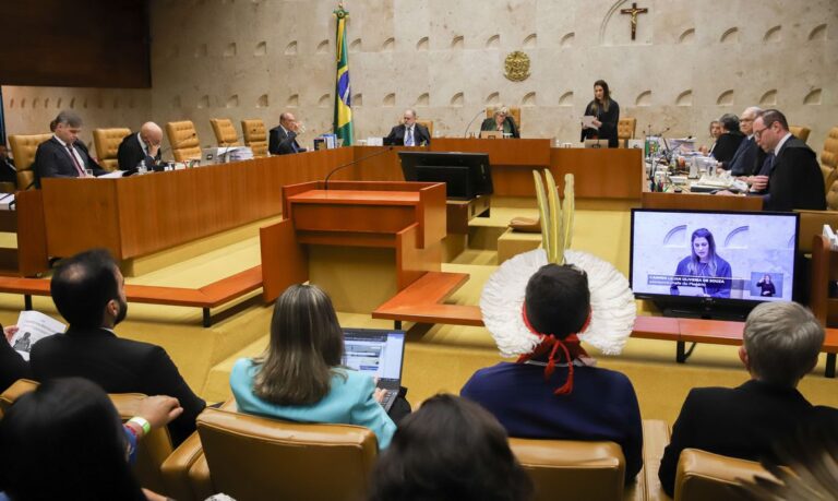 Partidos vão ao STF para garantir derrubada de veto ao marco temporal