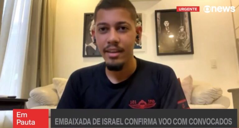 “Querer, ninguém quer ir”, diz brasileiro com dupla cidadania e convocado pelo Exército de Israel