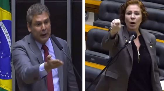 Petista Lindbergh Farias chama Zambelli de ‘terrorista’ e deputada reage: “não honra o que tem no meio das pernas”