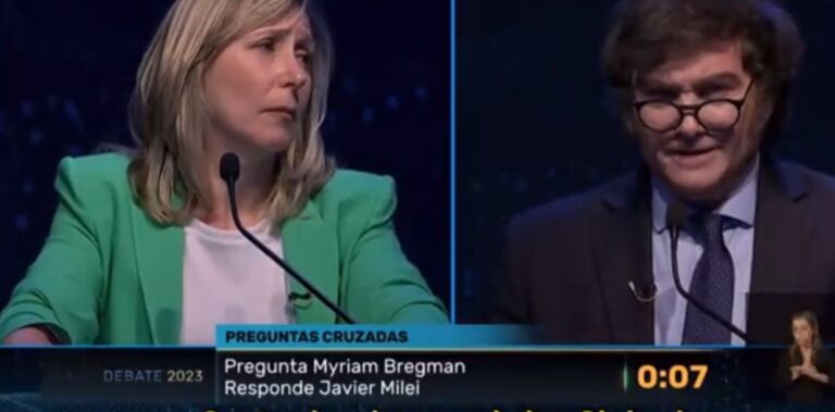 Argentina: Milei confronta candidata socialista sobre igualdade salarial: ‘por que não se contrata só mulheres?’
