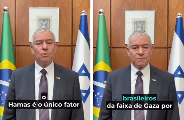 Embaixador de Israel: Hamas é “único fator” que impede saída de brasileiros de Gaza