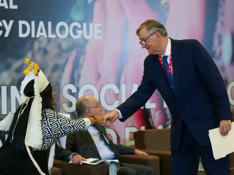 Ministra de Lula pede “pressão internacional” para manter veto ao marco temporal