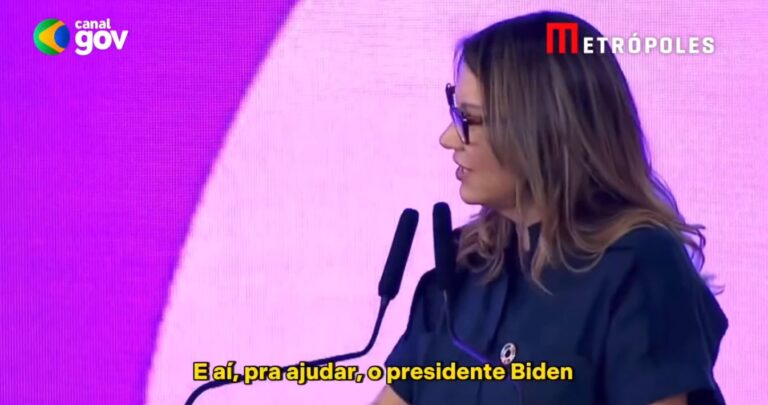 Janja critica Biden e primeiro-ministro da Índia