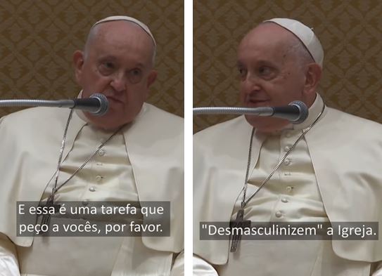 Papa Francisco: “por favor, ‘desmaculinizem’ a Igreja”