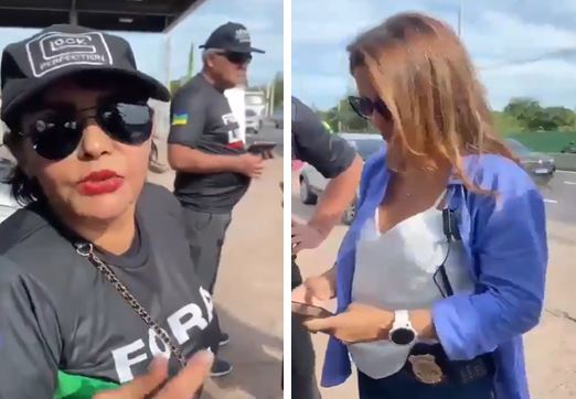 PF aborda manifestantes que protestavam contra Lula em Macapá: “crime contra honra”