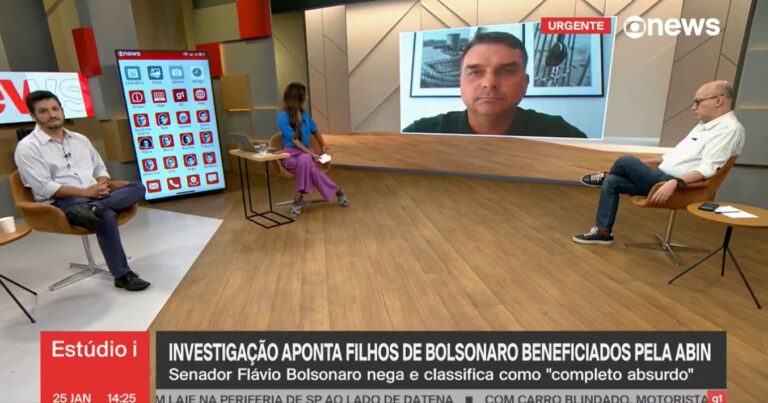 Flávio (PL-RJ) nega ter recebido informações da Abin: “absurdo completo”