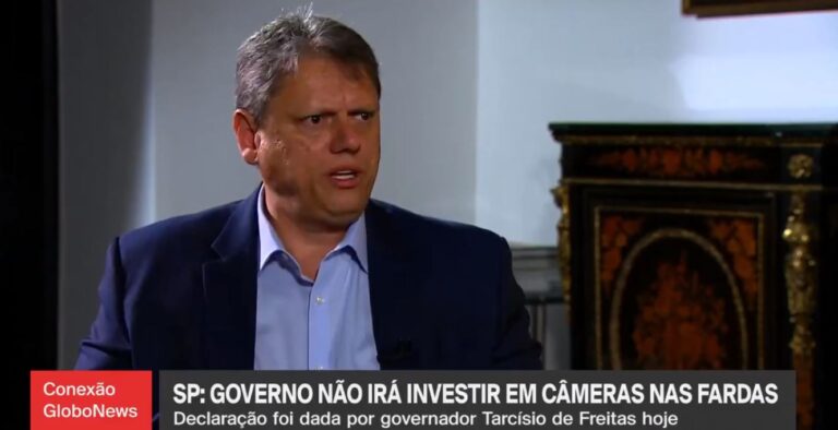 Tarciso corta R$ 37 milhões do programa de câmeras corporais para PMs