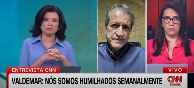 Valdemar: “somos humilhados diariamente”, sobre ações da PF e critica Pacheco