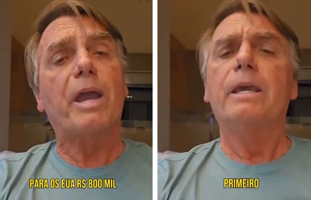 Bolsonaro rebate PF sobre transferência de R$ 800 mil visando “golpe”