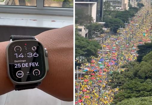 Avenida Paulista, 25 de fevereiro de 2024, às 14h36