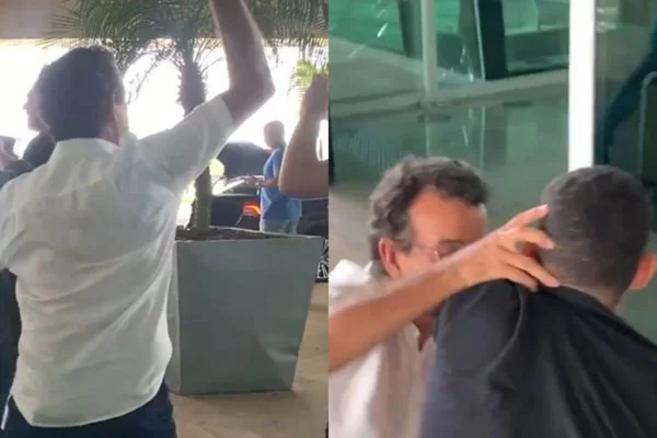 Deputado do PT agride membro do MBL em confusão com Gleisi Hoffmann (PT)