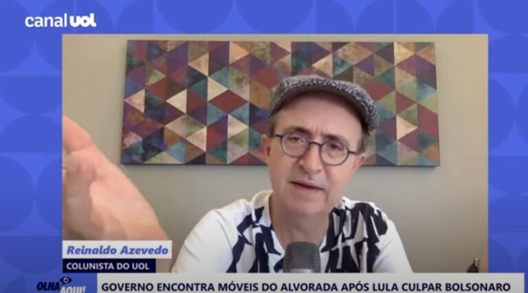 Reinaldo Azevedo diz que Governo Lula deveria pedir ‘desculpas’ a Bolsonaro e Michelle