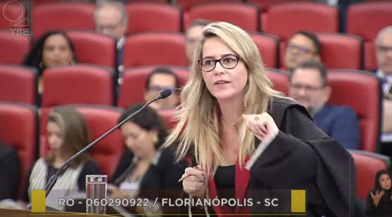 A fala contundente no TSE da advogada de Jorge Seif: “sem uma instrução, sem perícia, sem nada”
