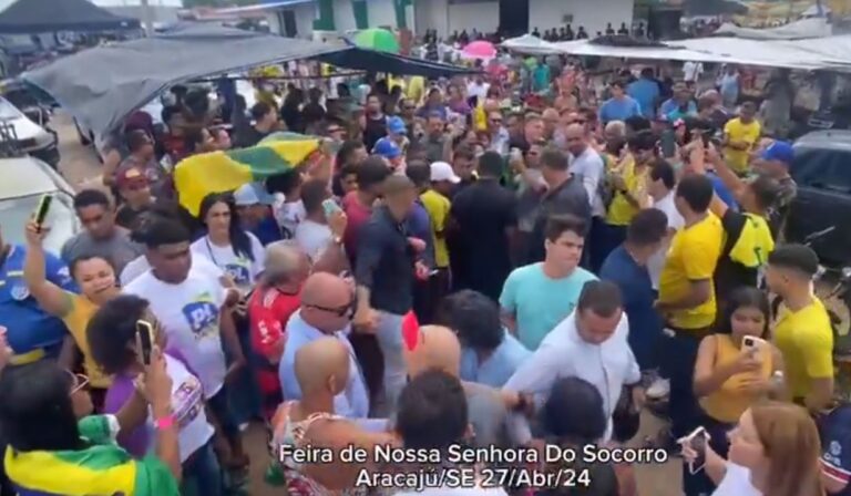 O sábado (27) de Bolsonaro em Sergipe