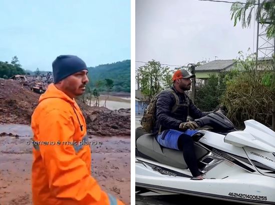 Carlos Bolsonaro e Eduardo Bolsonaro visitam cidades do Rio Grande do Sul