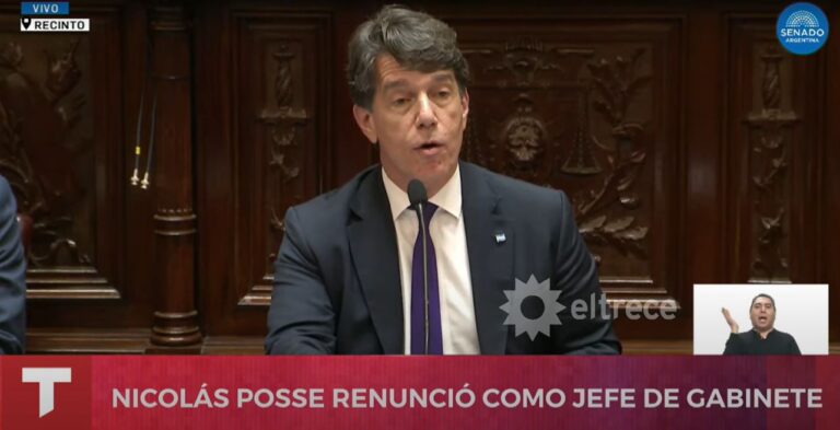 Chefe de gabinete de Javier Milei na Argentina renuncia