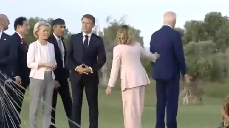 Meloni ‘resgata’ Joe Biden, que parece perdido em encontro de líderes