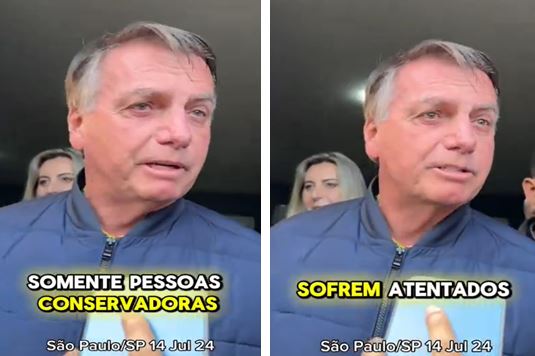 Bolsonaro fala sobre atentado contra Trump: “só conservadores sofrem atentado”