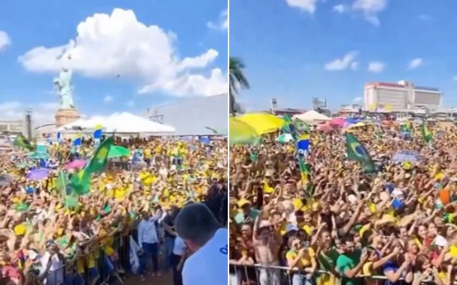 No Pará, Bolsonaro ‘para’ Parauapebas (PA) com multidão de verde e amarelo
