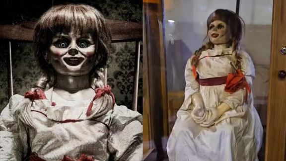 Boneca Annabelle original, usada nos filmes ‘Invocação do Mal’, é queimada em incêndio no Rio