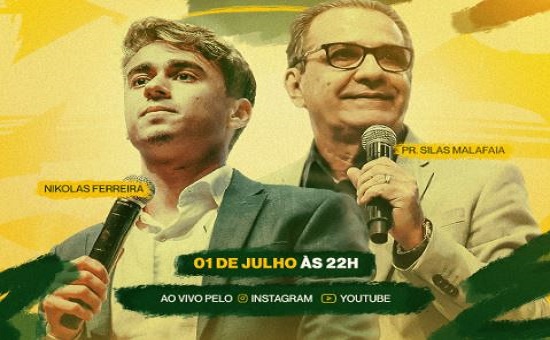 Nikolas Ferreira convida para 21 dias de jejum e oração pelo Brasil