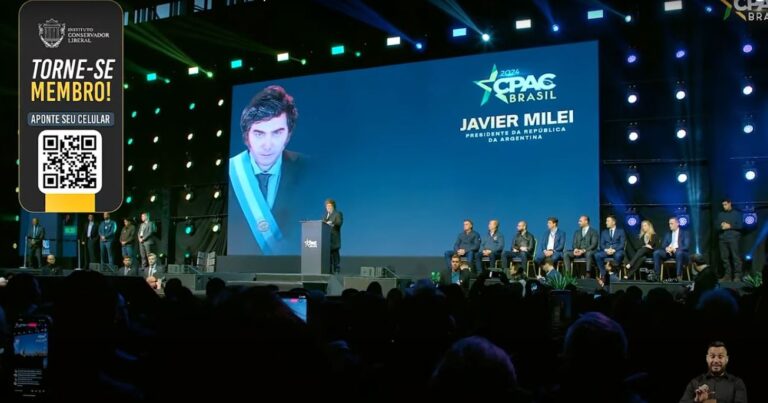 Javier Milei no CPAC: crítica ao socialismo e defesa da liberdade