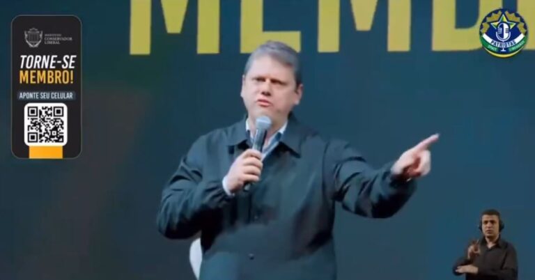 “Este ano a gente começa a construir 2026”: governador Tarcísio discursa no CPAC