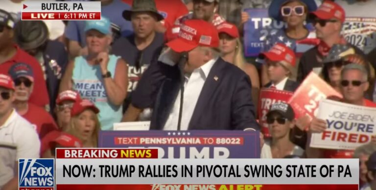 Trump deixa comício ferido após sons de tiro