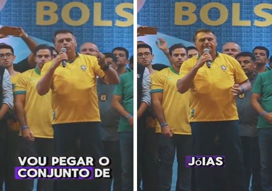 Bolsonaro anuncia leilão das joias para beneficiar hospital em Juiz de Fora (MG)
