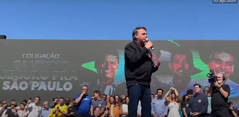 Bolsonaro e Tarcísio formalizam apoio à reeleição de Ricardo Nunes (MDB) em São Paulo