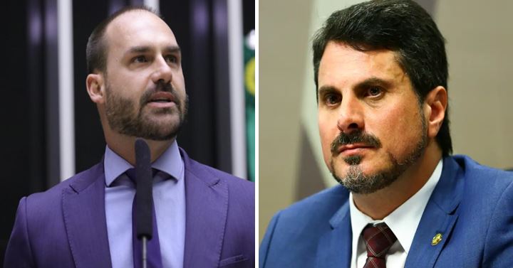 Delegados da PF movem ações contra Eduardo Bolsonaro e Marcos do Val
