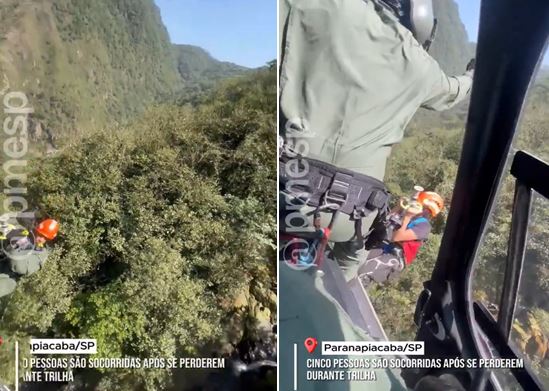 Grupo é resgatado após se perder em trilha proibida em Paranapiacaba (SP)