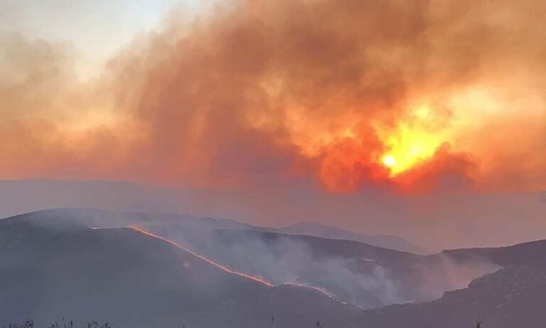 Incêndio destrói Serra do Cipó