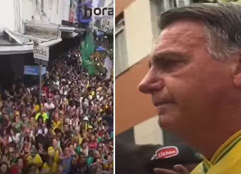 Bolsonaro se emociona em retorno a Juiz de Fora (MG)