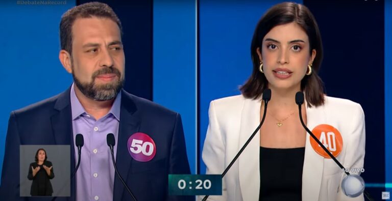Boulos pede ‘noção’ de que rivais são os ‘bolsonaristas’ após confronto com Tabata